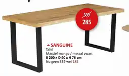 Weba SANGUINE aanbieding