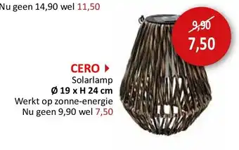 Weba CERO aanbieding