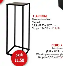 Weba ARENAL aanbieding