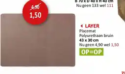 Weba LAYER aanbieding