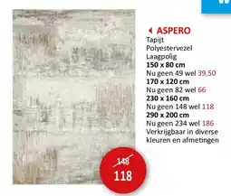 Weba ASPERO aanbieding