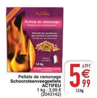 Pellets de ramonage schoorsteenveegpellets actifeu 1,5kg