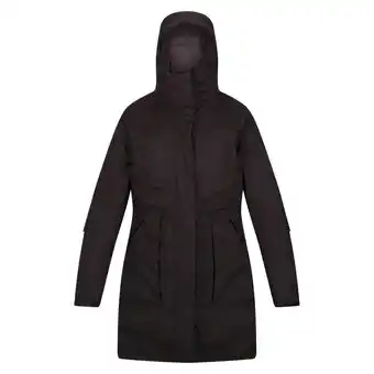 Decathlon Dames Yewbank II Waterdichte Parka (Zwart) aanbieding