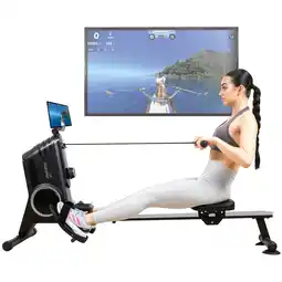 Decathlon Roeitrainer Oxford Pro - vliegwiel 5kg - Max 120kg - Bluetooth - connected aanbieding