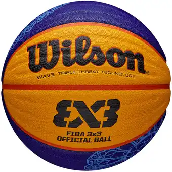 Decathlon Basketbal Wilson FIBA 3X3 Paris 2024 Game Ball aanbieding