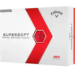 Decathlon Callaway Supersoft Golfballen 12 Pack Rood Nieuw aanbieding