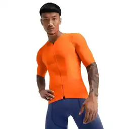 Decathlon Heren Wielrennen ultralichtgewicht wielershirt SRX PRO Altea Levendig Oranje aanbieding