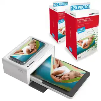 Decathlon AGFA PHOTO Realipix Moments Printer Pack - 240 Extra Afdrukken, Wit aanbieding