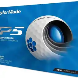 Decathlon Doos met 12 TaylorMade TP5-golfballen Kleur: wit, New aanbieding