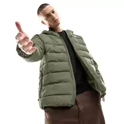 Decathlon Heren Lifestyle waterbestendig puffer jack Sval Groen aanbieding