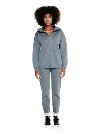 Decathlon Oversized trainingspak met capuchon voor dames Greyss aanbieding