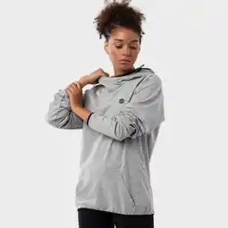 Decathlon Dames Fitness hoodie Challenger-W SIROKO Parelgrijs aanbieding