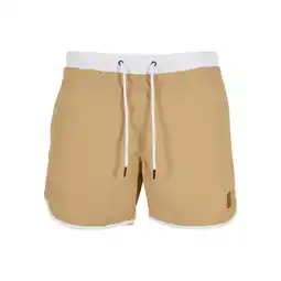 Decathlon Heren Retro Zwemshort (Wit/Union Beige) aanbieding