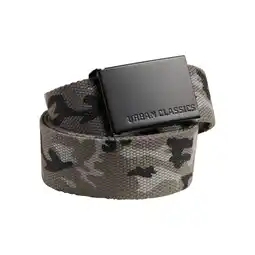 Decathlon Canvas heren riem (Grijs Camo/Zwart) aanbieding