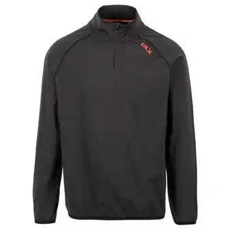 Decathlon Heren Hulton DLX Half Zip Fleece Top (Zwart) aanbieding