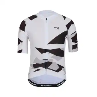 Decathlon CAMO fietstrui Wit/zwart aanbieding