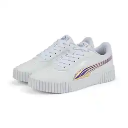 Decathlon Carina 2.0 Holo sneakers voor kinderen PUMA White Silver Gray aanbieding