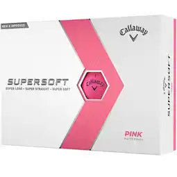 Decathlon Callaway Supersoft Golfballen 12 Pack Rozen Nieuw aanbieding