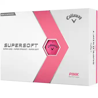 Decathlon Callaway Supersoft Golfballen 12 Pack Rozen Nieuw aanbieding