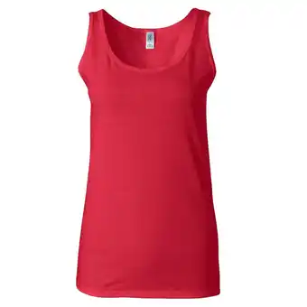 Decathlon Dames Zachte Stijl Tank Top Vest (Kersenrood) aanbieding