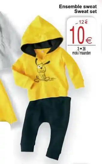 Cora Ensemble sweat sweat set aanbieding