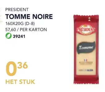 Bidfood President tomme noire aanbieding