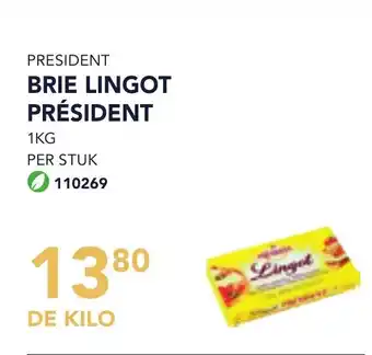 Bidfood President brie lingot président aanbieding