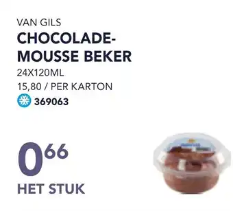 Bidfood Van gils chocolade mousse beker aanbieding