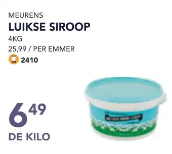 Bidfood Meurens luikse siroop aanbieding