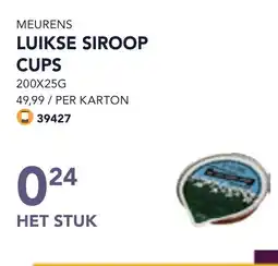 Bidfood Meurens luikse siroop aanbieding