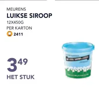 Bidfood Meurens luikse siroop aanbieding