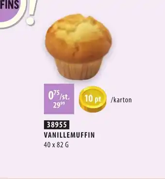 Bidfood Vanillemuffin aanbieding