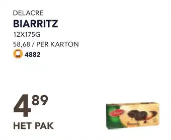 Bidfood Delacre biarritz aanbieding