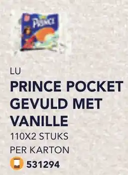 Bidfood Lu prince pocket gevuld met vanille aanbieding