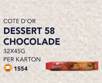 Bidfood Cote d'or dessert 58 chocolade aanbieding