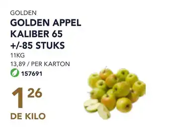 Bidfood Golden appel kaliber 65 aanbieding