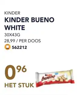 Bidfood Kinder bueno white aanbieding