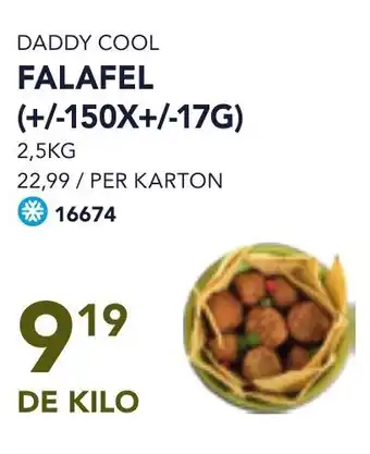 Bidfood Daddy cool falafel aanbieding