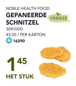 Bidfood Noble health food gepaneerde schnitzel aanbieding