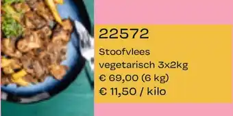 Bidfood Stoofvlees vegetarisch aanbieding