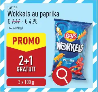 ALDI Lay's Wokkels au paprika aanbieding