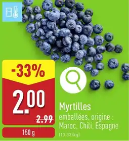 ALDI Myrtilles aanbieding