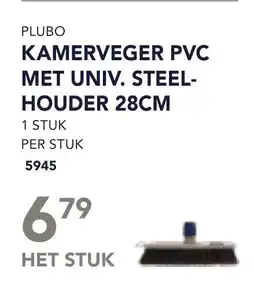 Bidfood Plubo kamerveger PVC met univ steel houder aanbieding