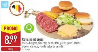 ALDI Colis hamburger aanbieding