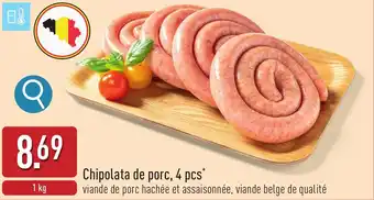 ALDI Chipolata de porc aanbieding