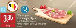 ALDI Côte de porc au spiringue aanbieding