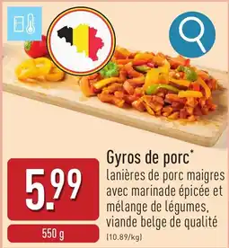 ALDI Gyros de porc aanbieding