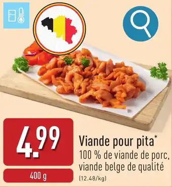 ALDI Viande pour pita aanbieding