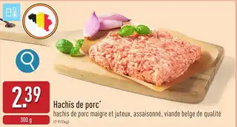 ALDI Hachis de porc aanbieding