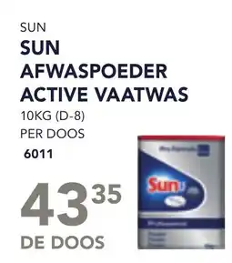 Bidfood Sun afwaspoeder active vaatwas aanbieding